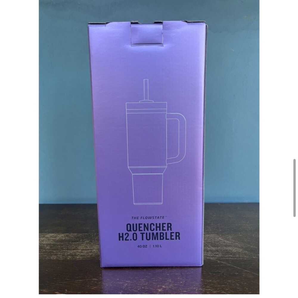 Stanley x Olivia Rodrigo Quencher H2.0 40OZ Purple FlowState Tumbler viral - Picture 7 of 10